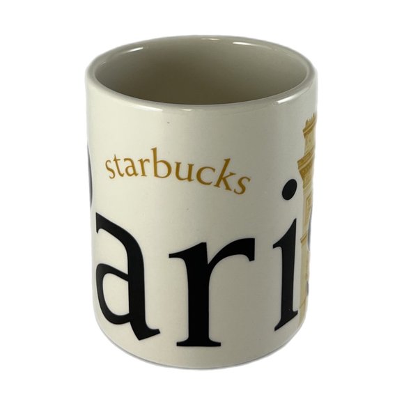 Vintage 2002 Starbucks Paris City Mug 16 Ounce Collectible Made In England EUC - Picture 2 of 6